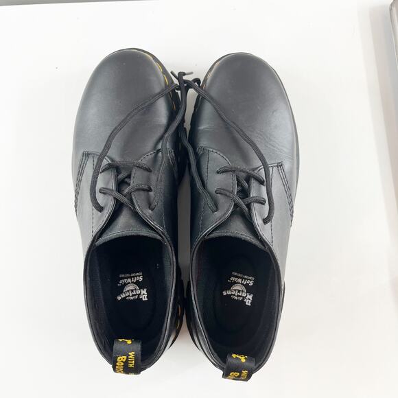 Dr. Martens Audrick Leather Platform Loafer Shoe Black  men 9.5/10 women 11/11.5 - Picture 8 of 11